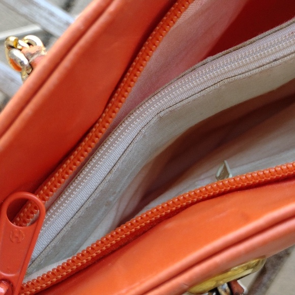 Tangerine Dream Bag Tote Satchel Purse Chanel style - Picture 7 of 13